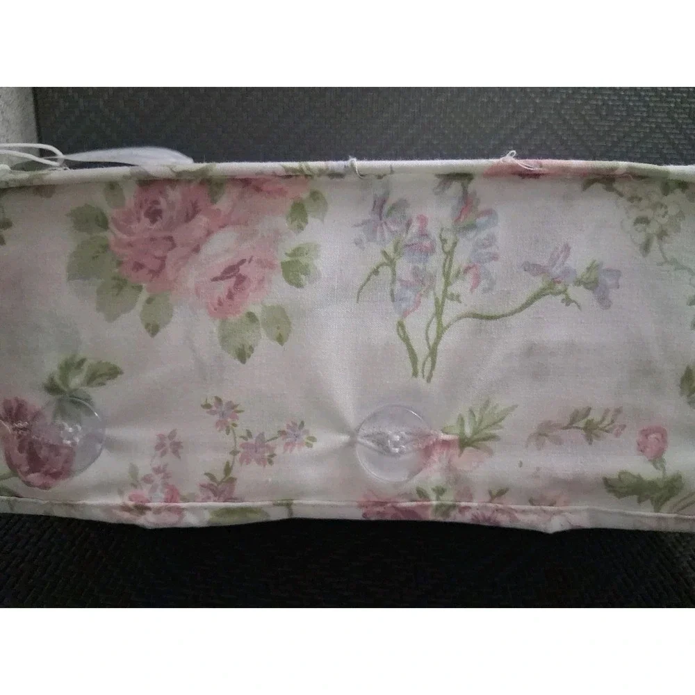 NIP Rachel Ashwell Farmhouse Queen Floral Sheet Set Cream Pink Green Blue Purple